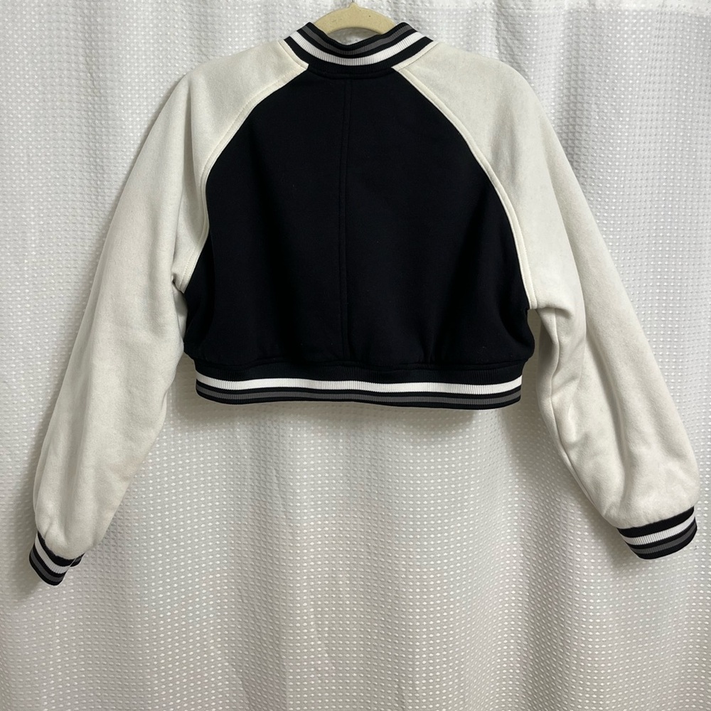 Cropped Varsity Jacket - Picture 6 of 10
